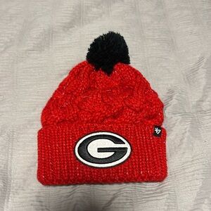Georgia bulldog beanie!